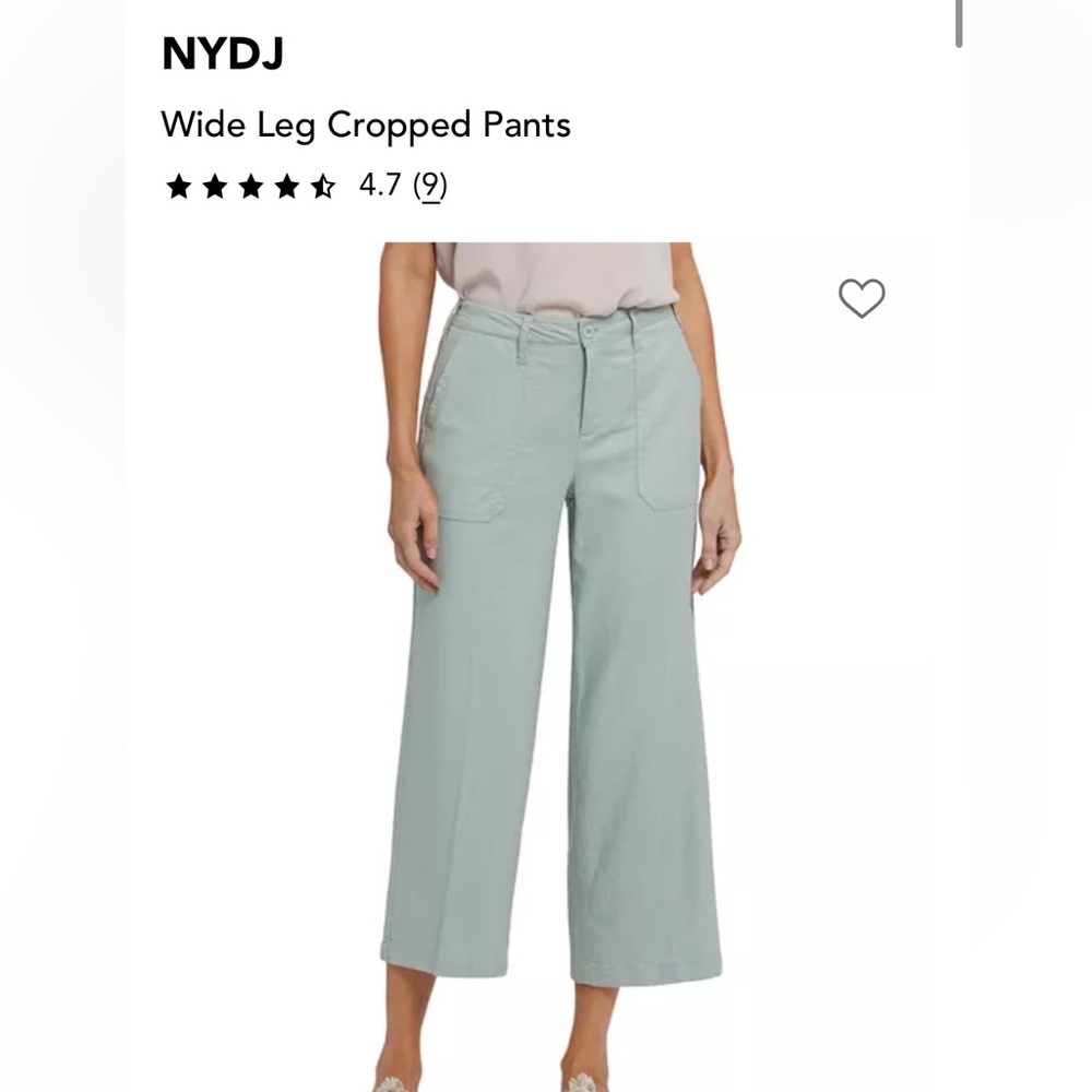 NYDJ wide leg pants women’s size 2, very flattering